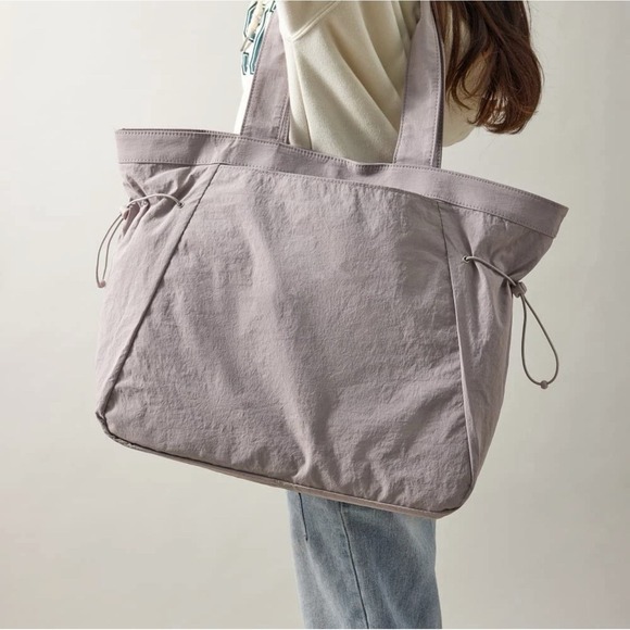 VAKAER Handbags - VAKAER Lavender Side Cinch Shopper Tote Bag 18L Shoulder Bag Large Travel Pastel